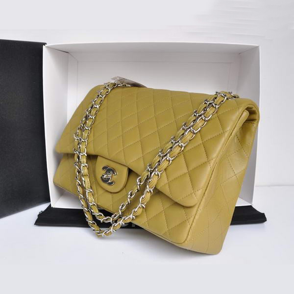 Chanel Original Leather Jumbo Flap Bag A47600 Beige