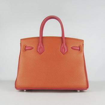 Birkin 30CM Red.Orange.Green (silver))