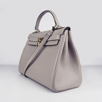 Hermes Kelly 32CM Grey(gold)