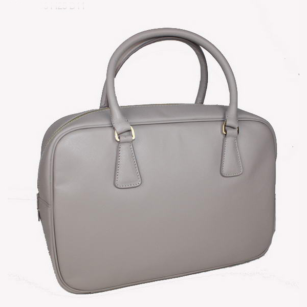 Prada Saffiano Leather Tote Bag BL1094 Grey