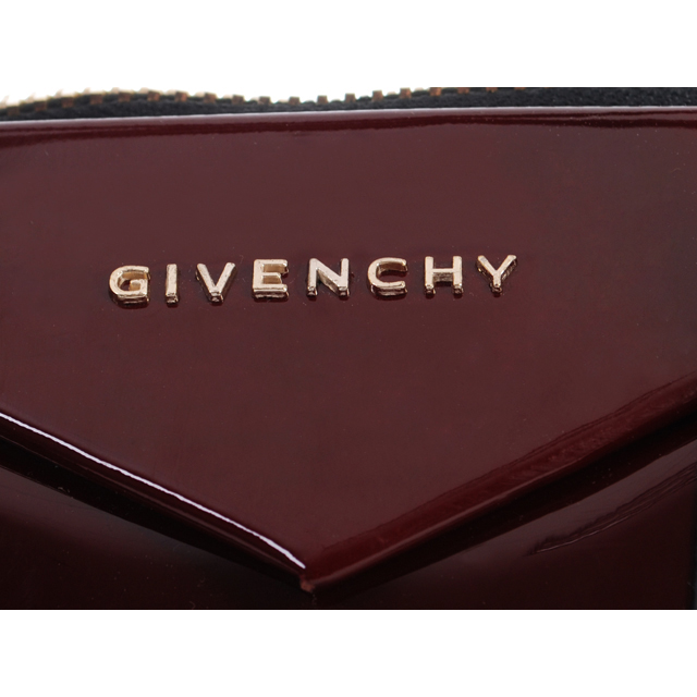 Givenchy Burgundy plain paint Leather bag 9981