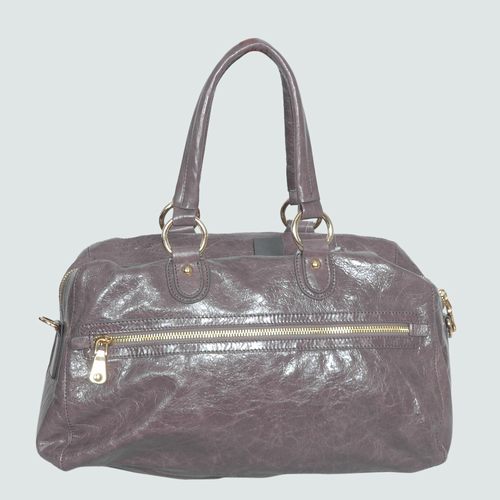 Miu Miu Shiny Leather Tote Bags 90263 Purple