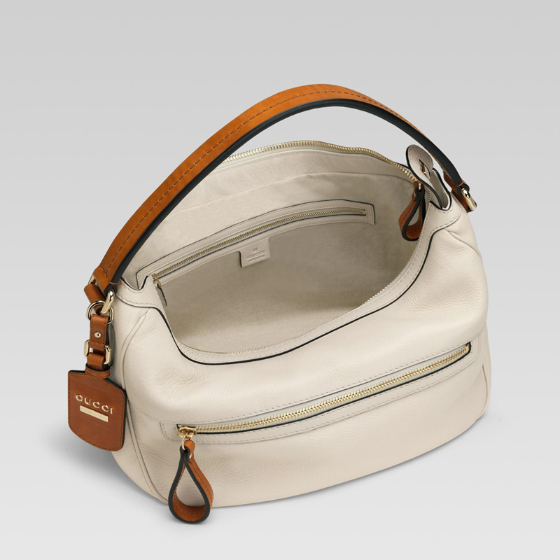 'madison' medium hobo with oversized zipper pulls