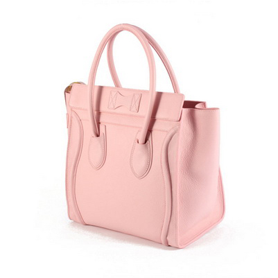 Celine Luggage Medium Handbags Pink