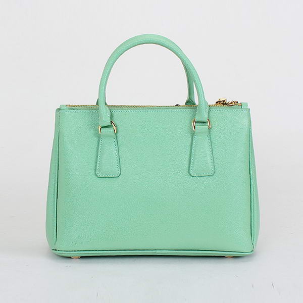 New Prada Classic Saffiano Leather Medium Tote Bag BN1801 Green