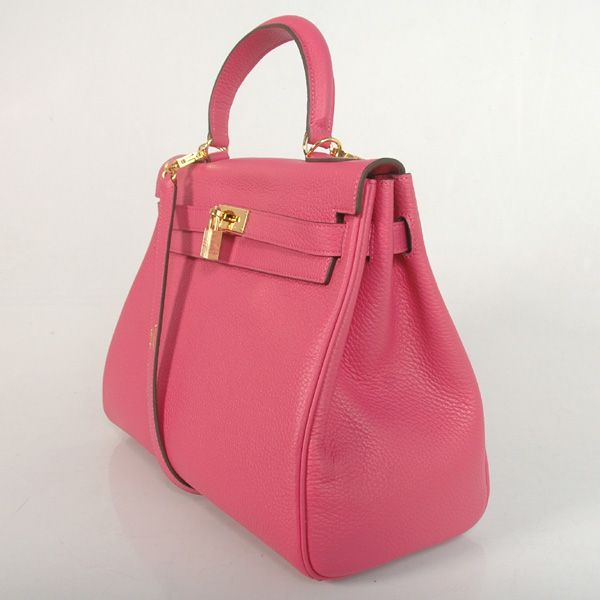 Hermes Kelly 32CM clemence leather in Peach with Gold hardware