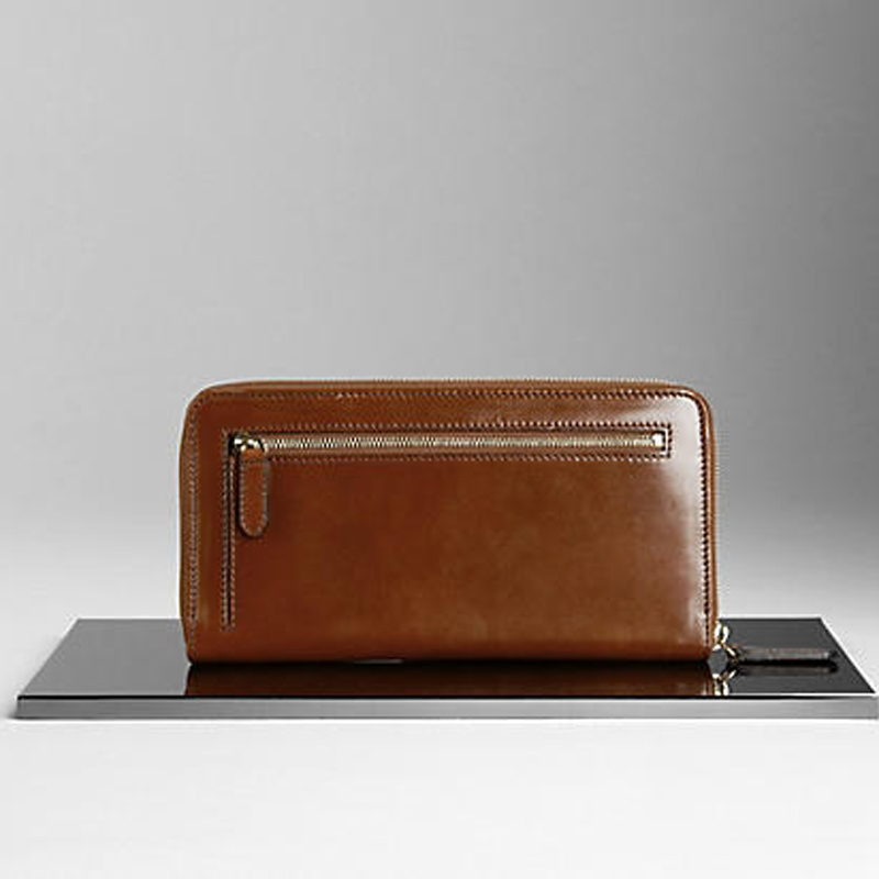 BRIDLE LEATHER ZIPAROUND WALLET