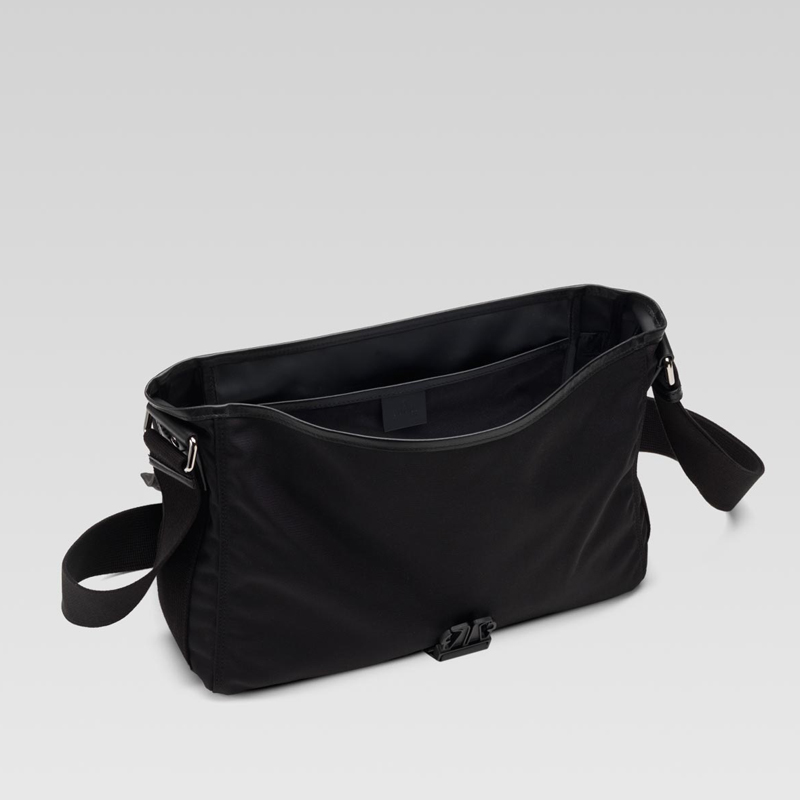 medium messenger bag with signature web loop