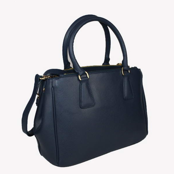 Prada Saffiano Classic Tote Bag BN1801 Royalblue