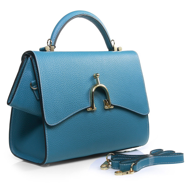 Hermes Stirrup Top Handle Bag H1955 Blue