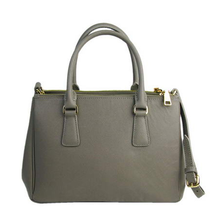 Prada Classic Saffiano Leather Medium Tote Bag BN1801 Light Grey