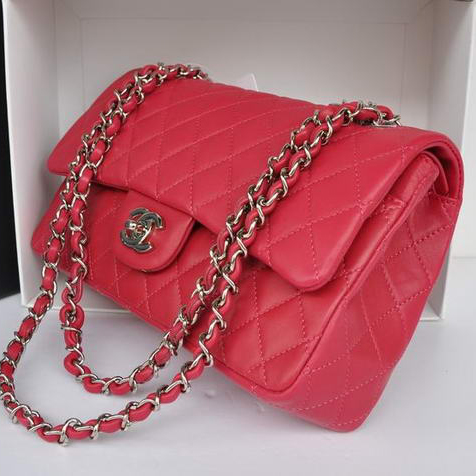 Chanel A1112 Flap Bag Original Leather Peach