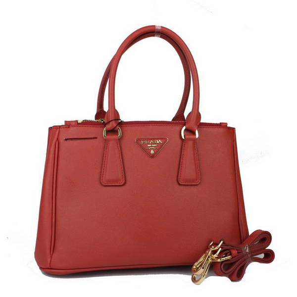 Prada Saffiano Classic Tote Bag BN1801 Red