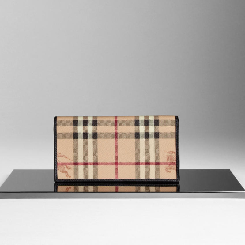 Haymarket check wallet