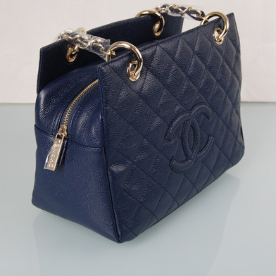 Chanel Coco Cocoon Calf Leather Bag A18004 Royalblue