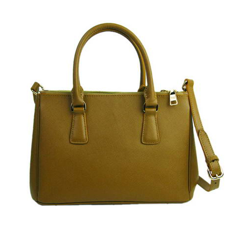 Prada Classic Saffiano Leather Medium Tote Bag BN1801 Apricot