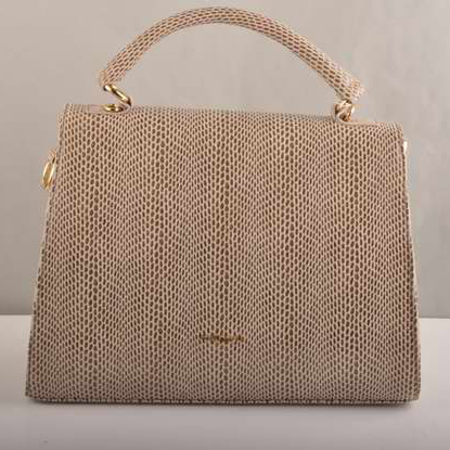 Miu Miu Tote Handbags Snake Veins 7430 Beige