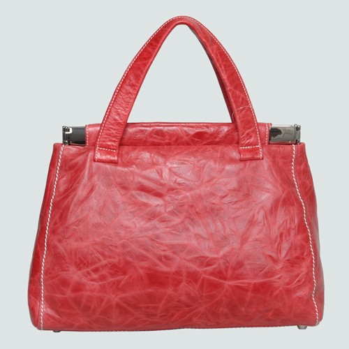 Miu Miu Tote Oil Leather Handbags 90282B Red