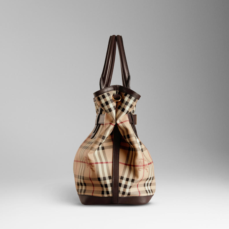 MEDIUM HAYMARKET CHECK TOTE BAG