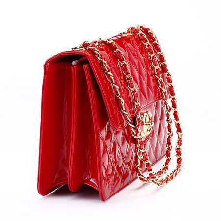 Chanel Classic Large Flap Bag A48022 Red