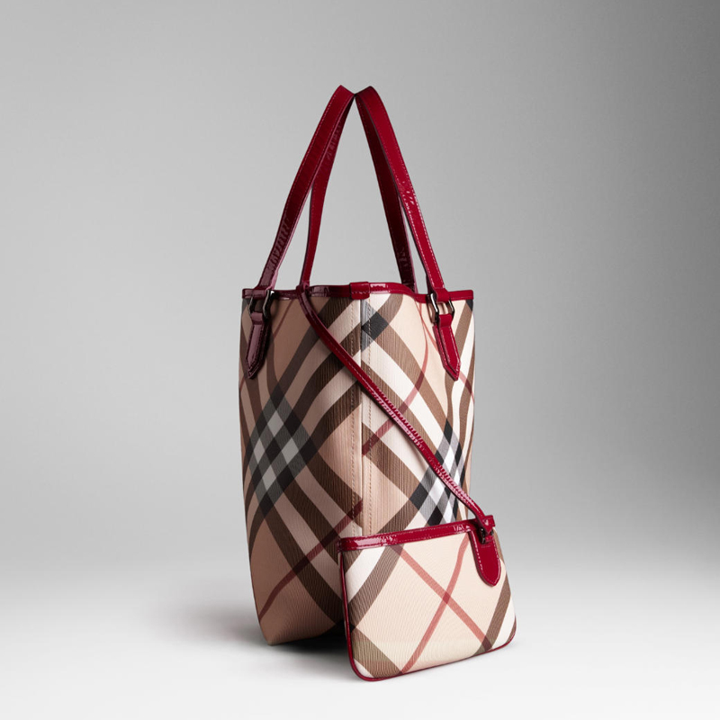 MEDIUM NOVA CHECK TOTE BAG