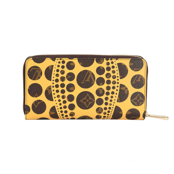 Louis Vuitton Yayoi Kusama Zippy Wallet M60449 Yellow