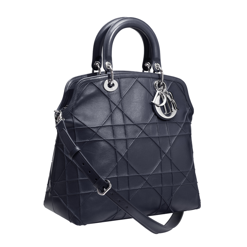 Granville Bag In midnight-blue leather