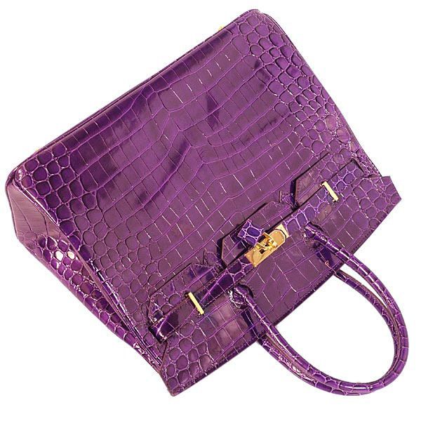 Hermes Birkin 35CM Crocodile leather in Light Purple with Gold hardware