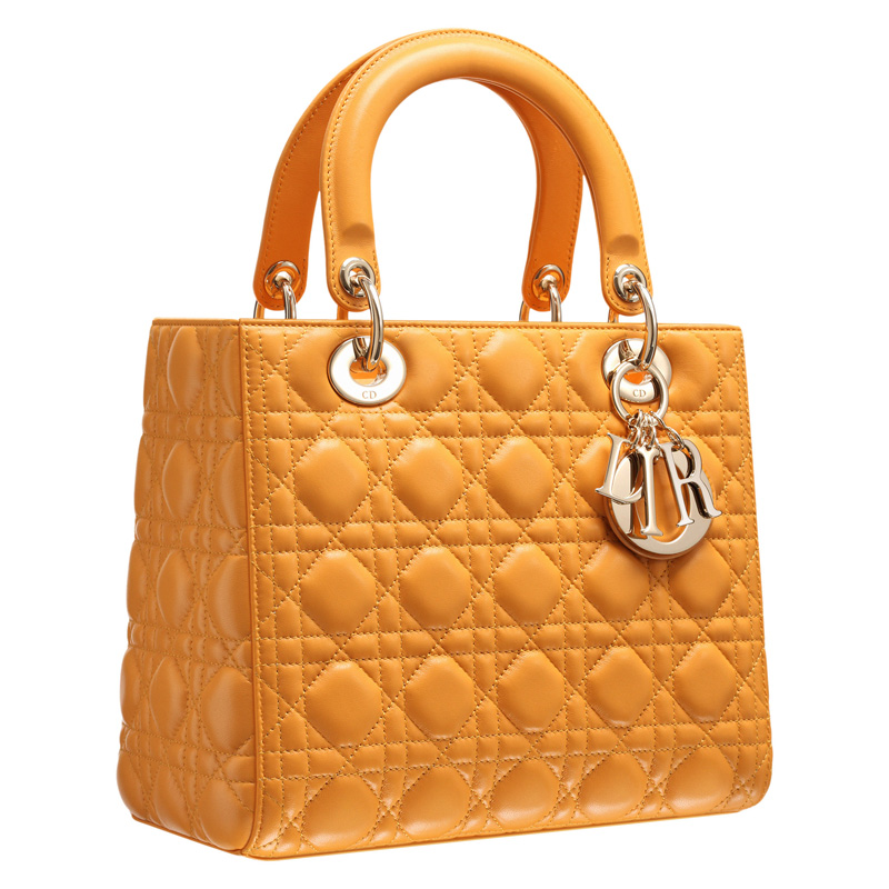 Amber 'Lady Dior' bag