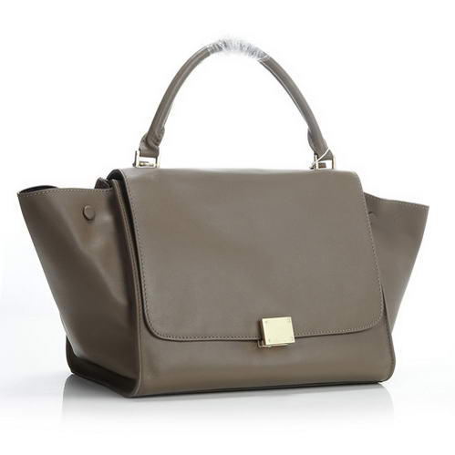 Celine Trapeze Bags Original Leather 3042 Grey