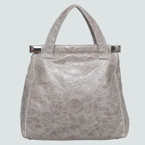 Miu Miu Tote Oil Leather Handbags 90282B Grey