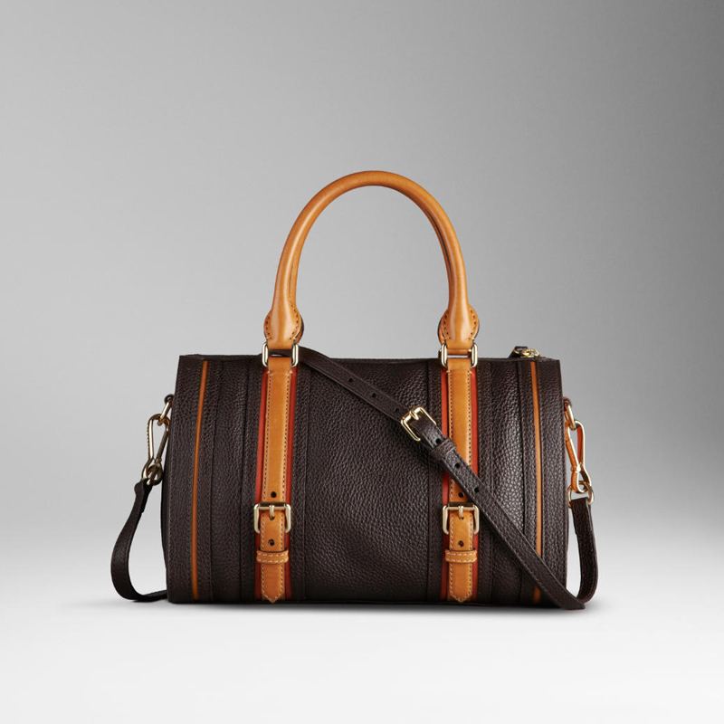 MEDIUM LEATHER BOWLING BAG