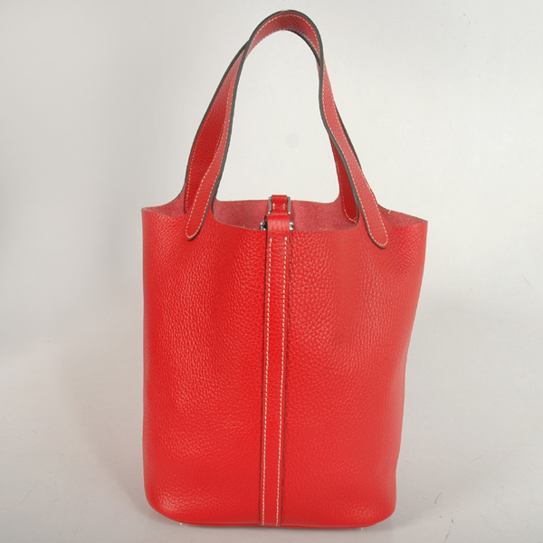 Hermes picotan MM Bag clemence leather in Flame