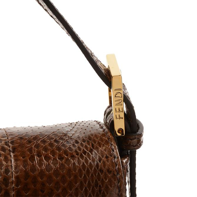 Fendi Big Mamma' water-snake flap bag