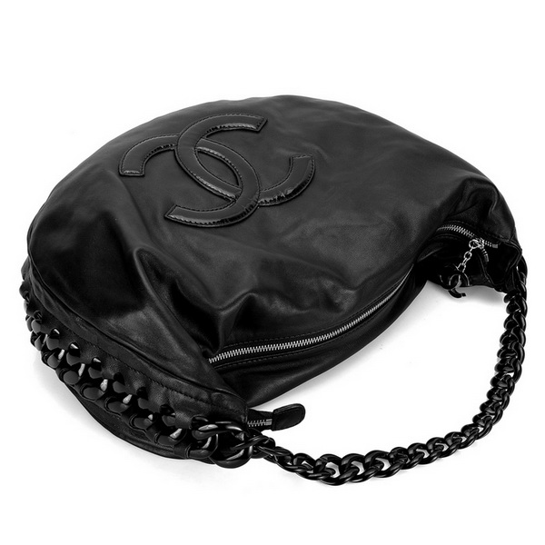 Chanel Coco Cocoon Cabas Lambskin Bag 28546 Black