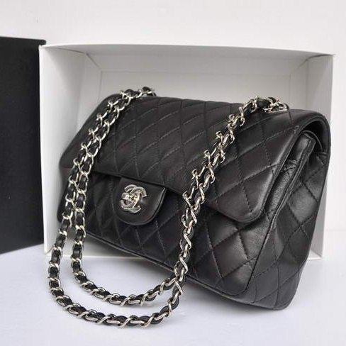 Chanel A1112 Flap Bag Original Leather Black