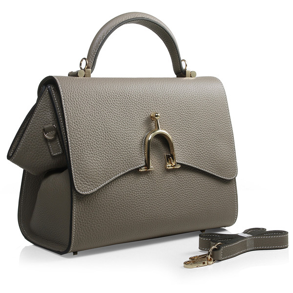 Hermes Stirrup Top Handle Bag H1955 Grey