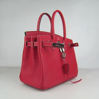 Birkin 30CM Dark Red (silver)