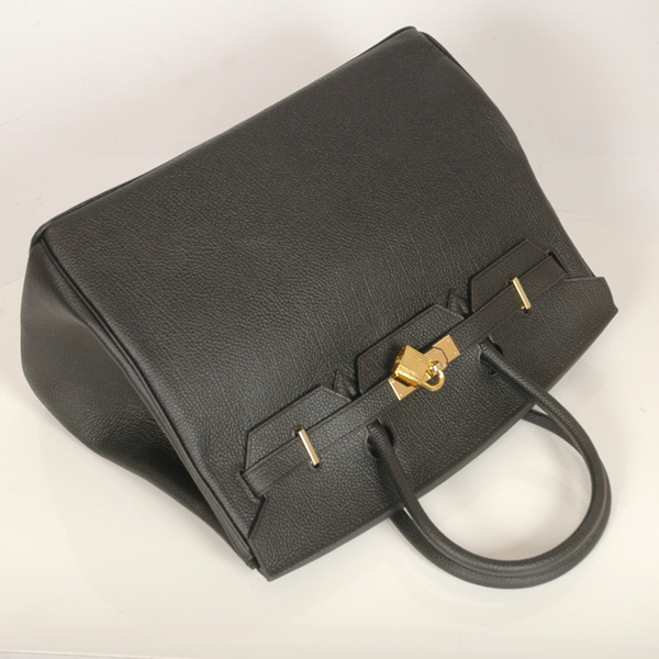 Hermes Birkin togo leather 35CM Black togo(Gold)