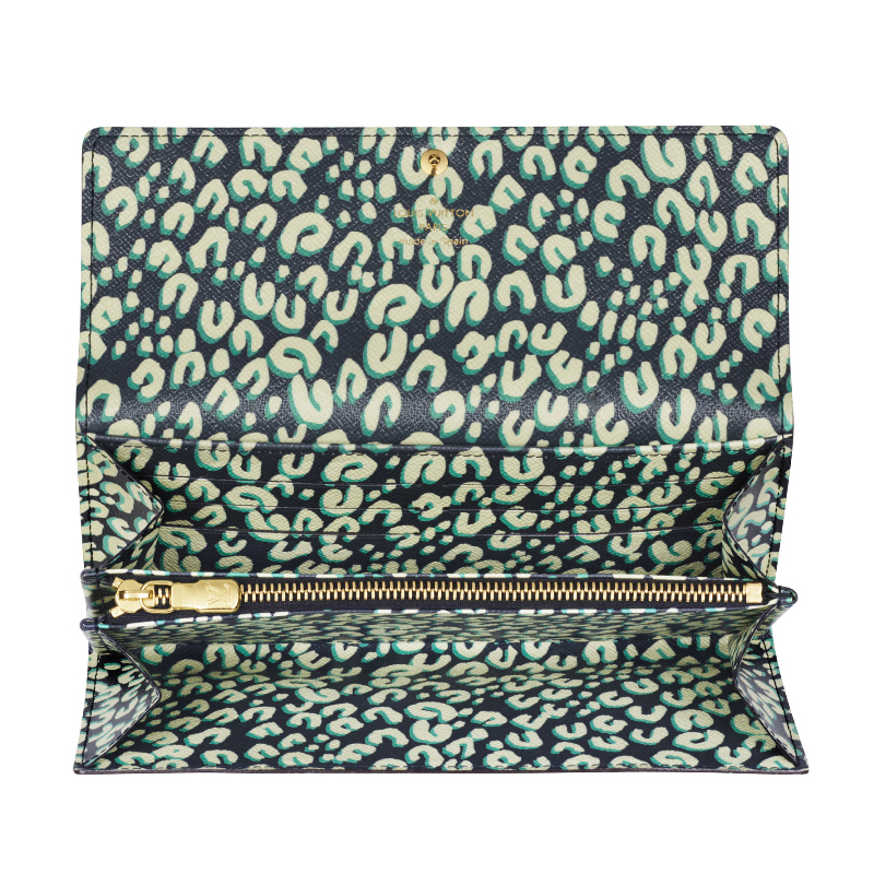 SARAH WALLET LEOPARD