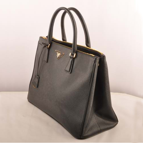 Prada Maxi Saffiano Leather Tote Bag Black