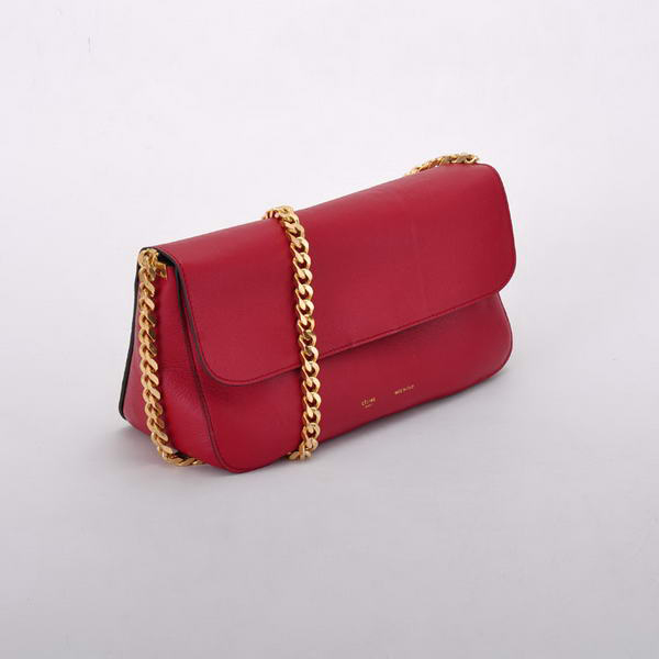 Celine Gourmette Small Bag in Ferrari Leather Bordeaux