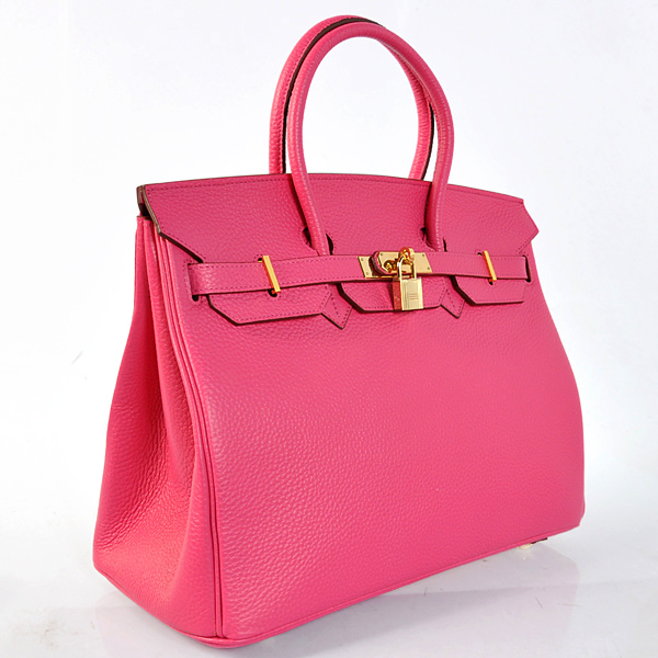 Hermes Birkin 35CM clemence leather in Peach with Gold hardware