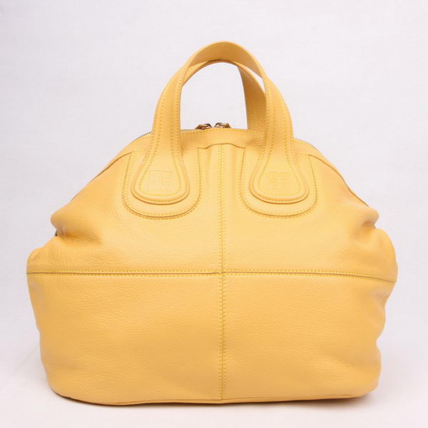 Givenchy Fashion Cow Leather Top Handle Bags Yellow 29881