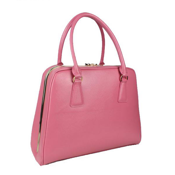 Prada Saffiano Leather Medium Tote Bag BL5018 Peach