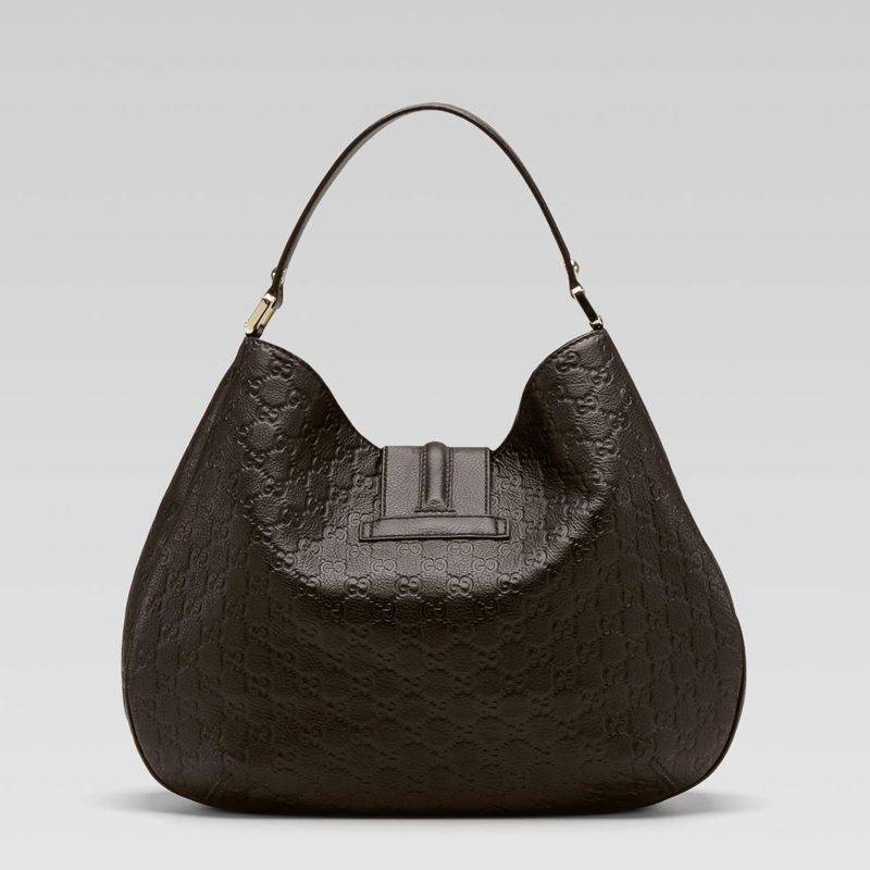 'new ladies web' large hobo with engraved gucci sc