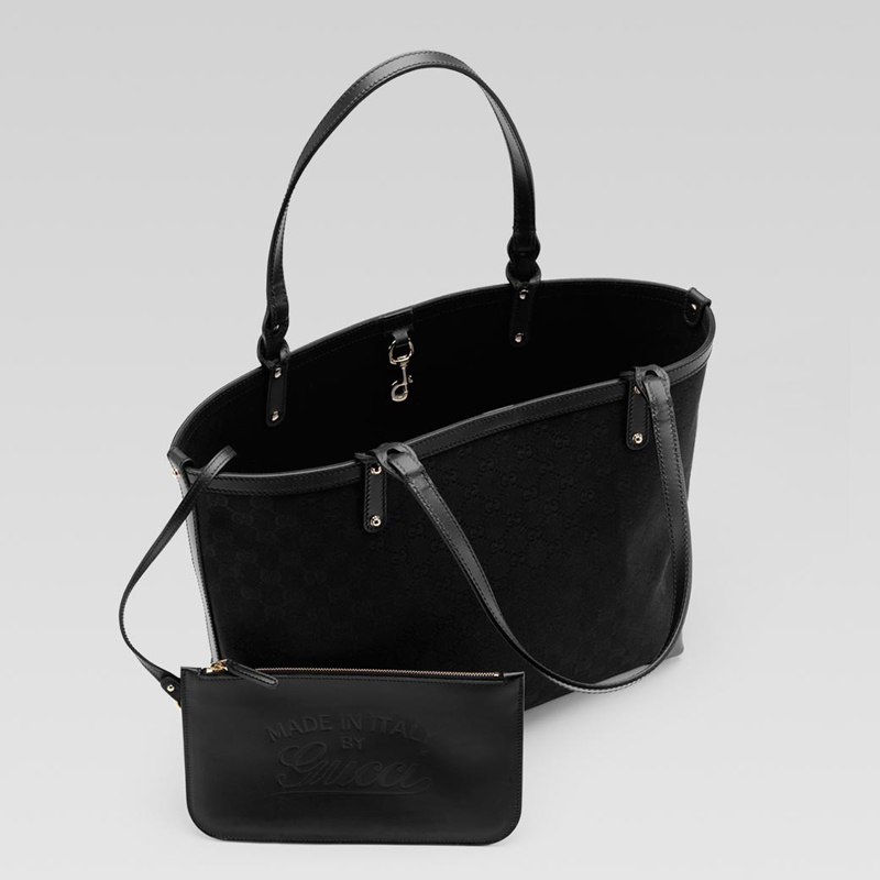 'gucci craft' medium tote with detachable pocket