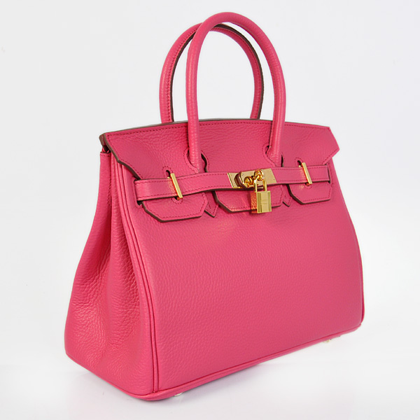 Hermes Birkin 30CM clemence leather in Peach with Gold hardware