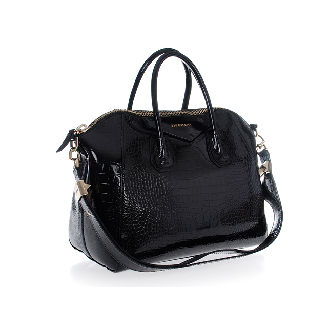 Givenchy Antigona Bag Crocodile Leather 9981 Black