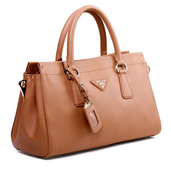 Prada Small Saffiano Leather Tote Bag BN1849 Camel